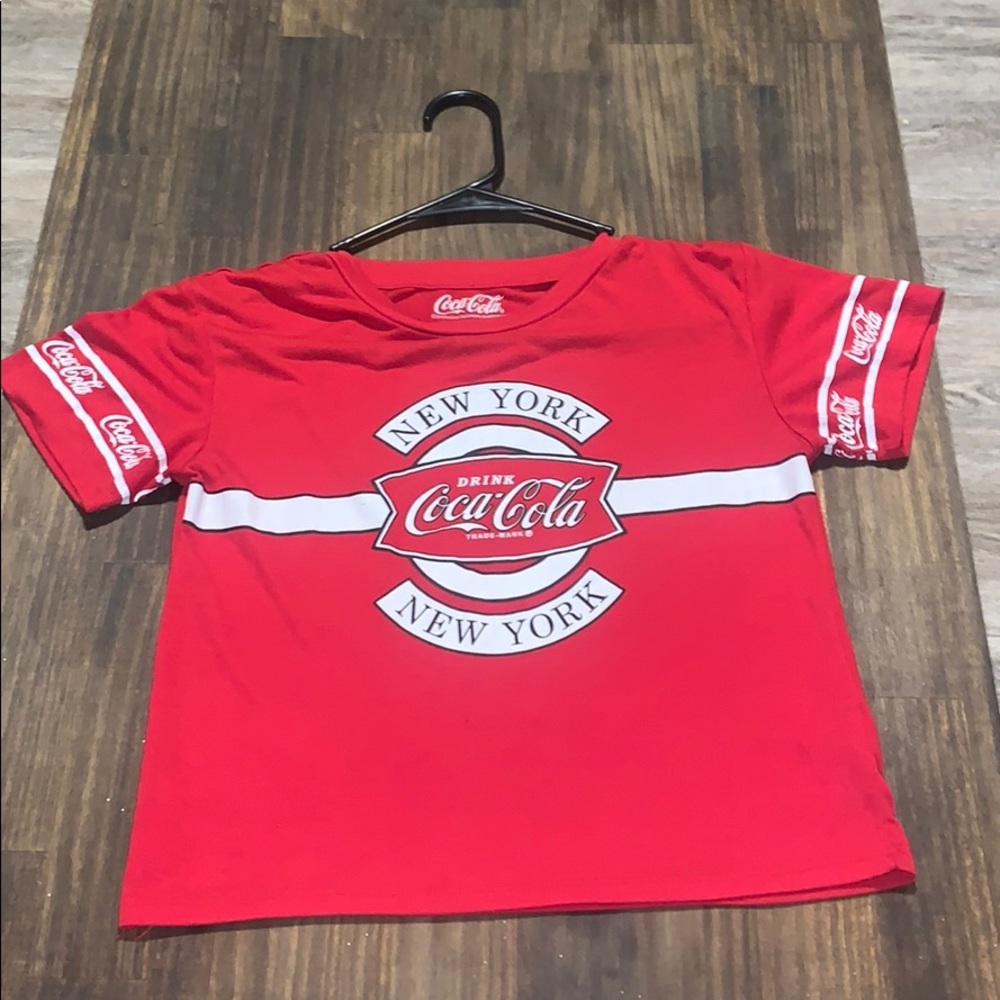 Coco-cola cropped shirt